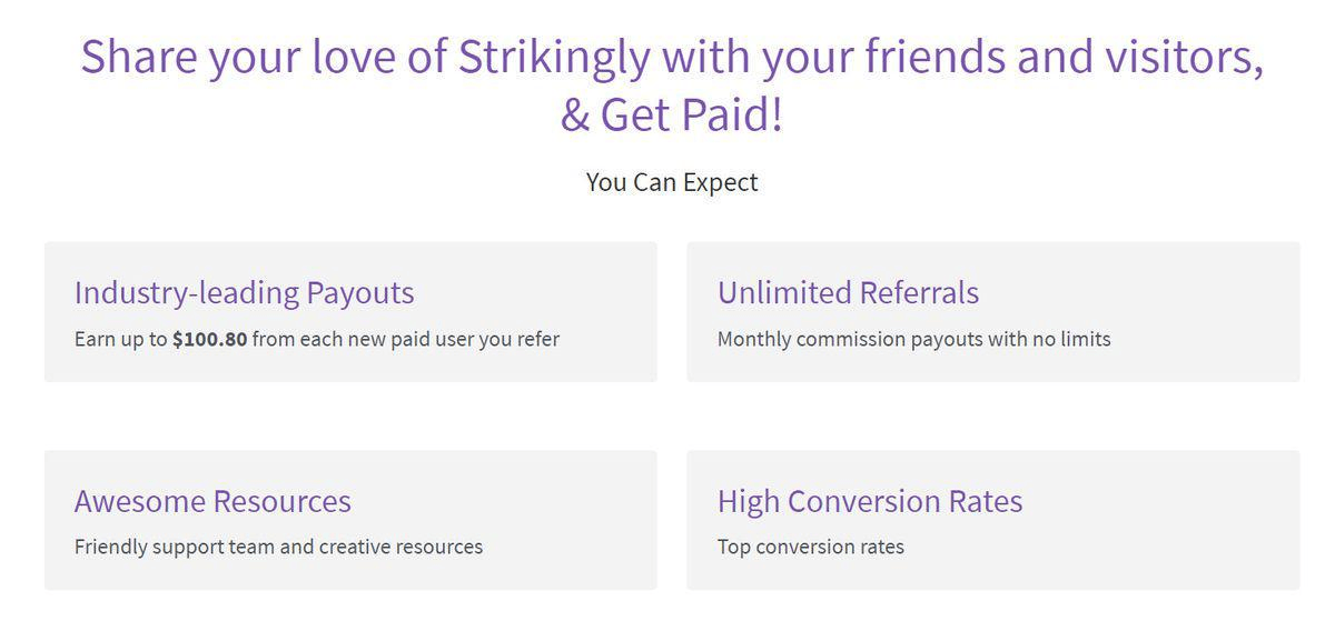 圖片取自Strikingly產品 圖片取自Strikingly產品